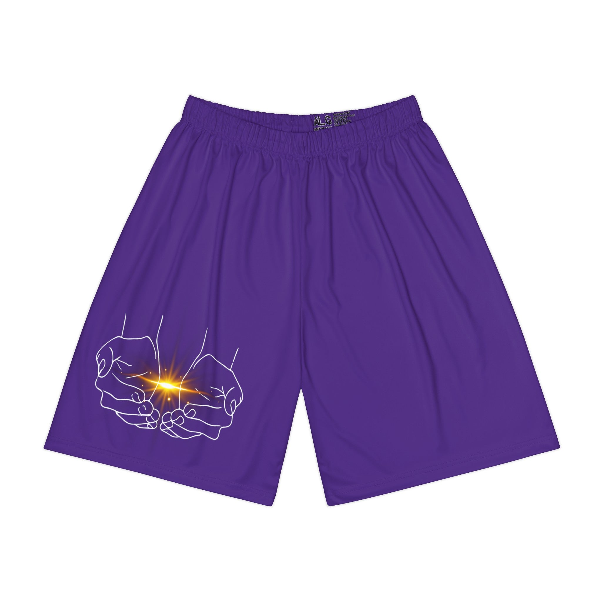 Dark Purple GGH Shorts (AOP)