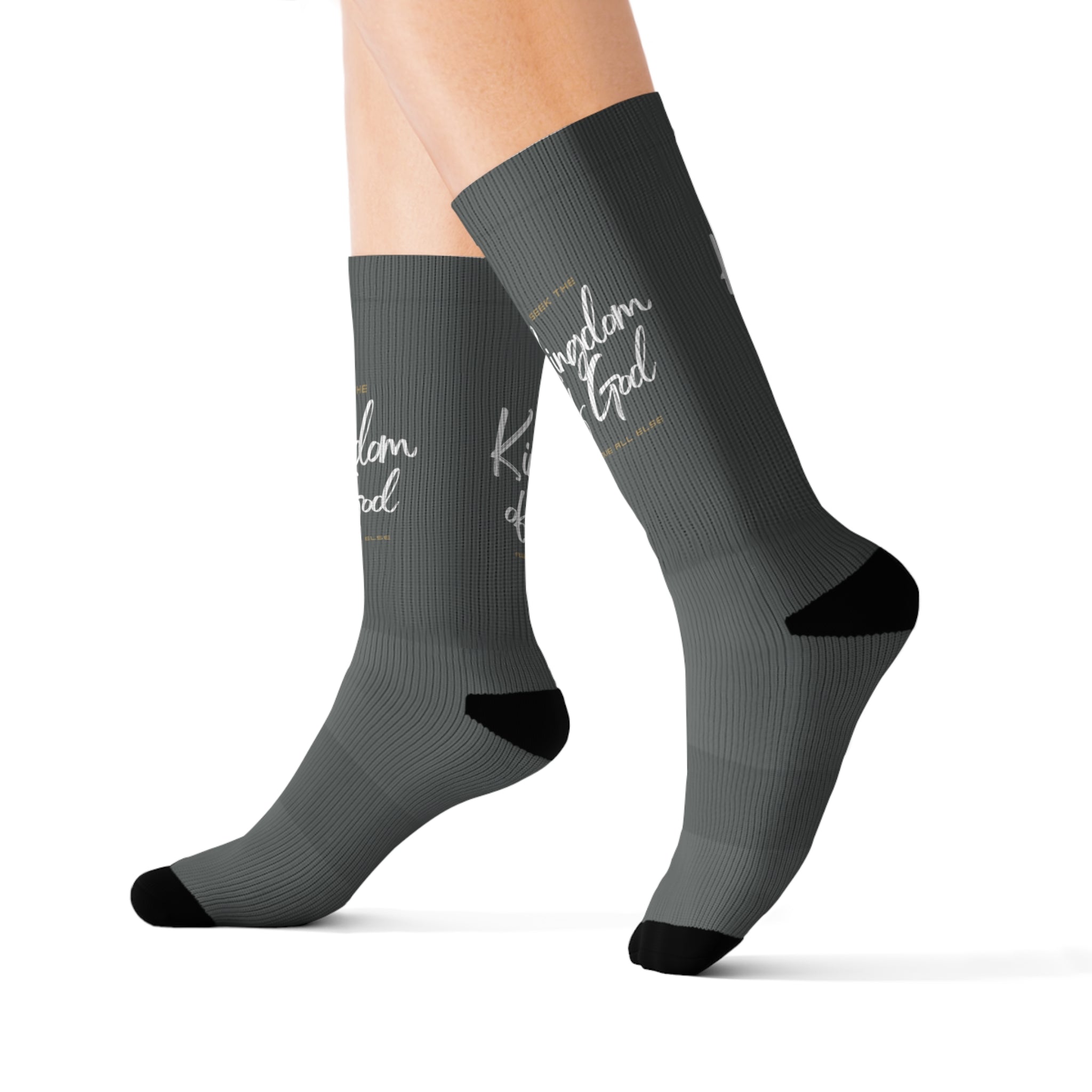 Dark Grey KOG Sublimation Socks