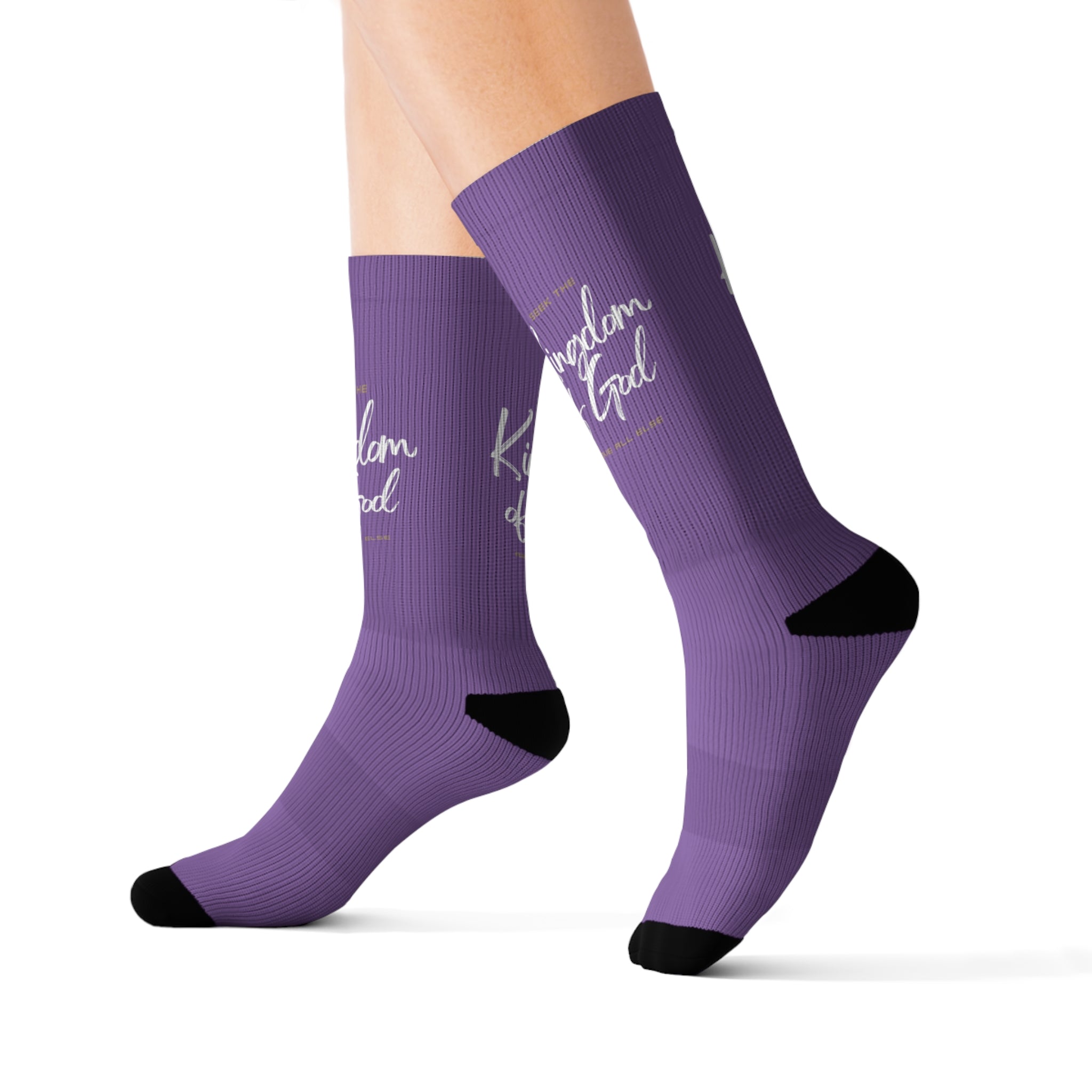 Light Purple KOG Sublimation Socks