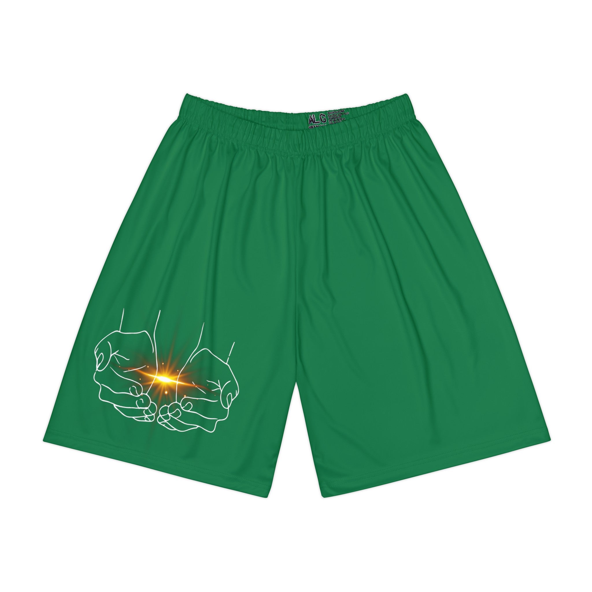 Dark Green GGH Shorts (AOP)