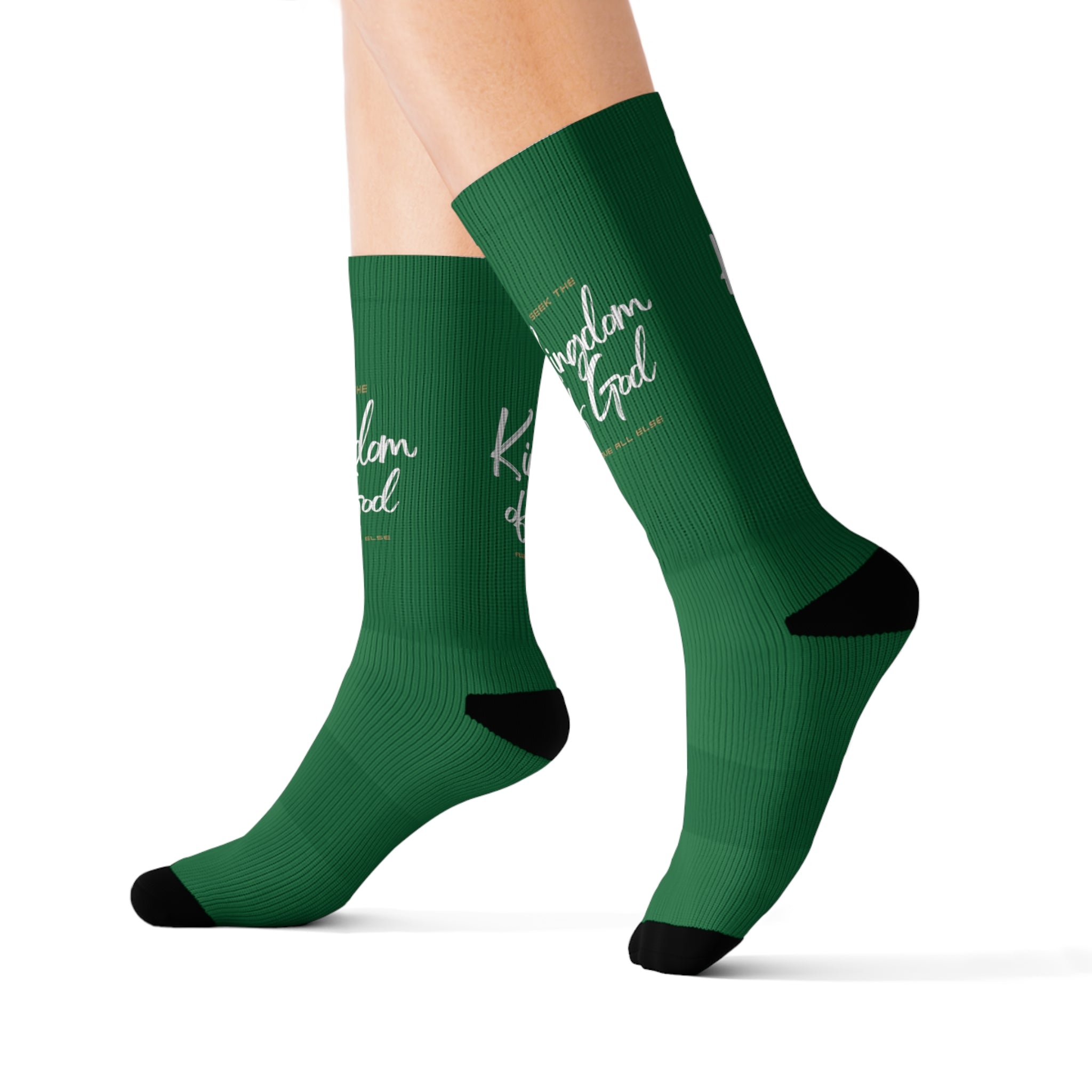 Dark Green KOG Sublimation Socks