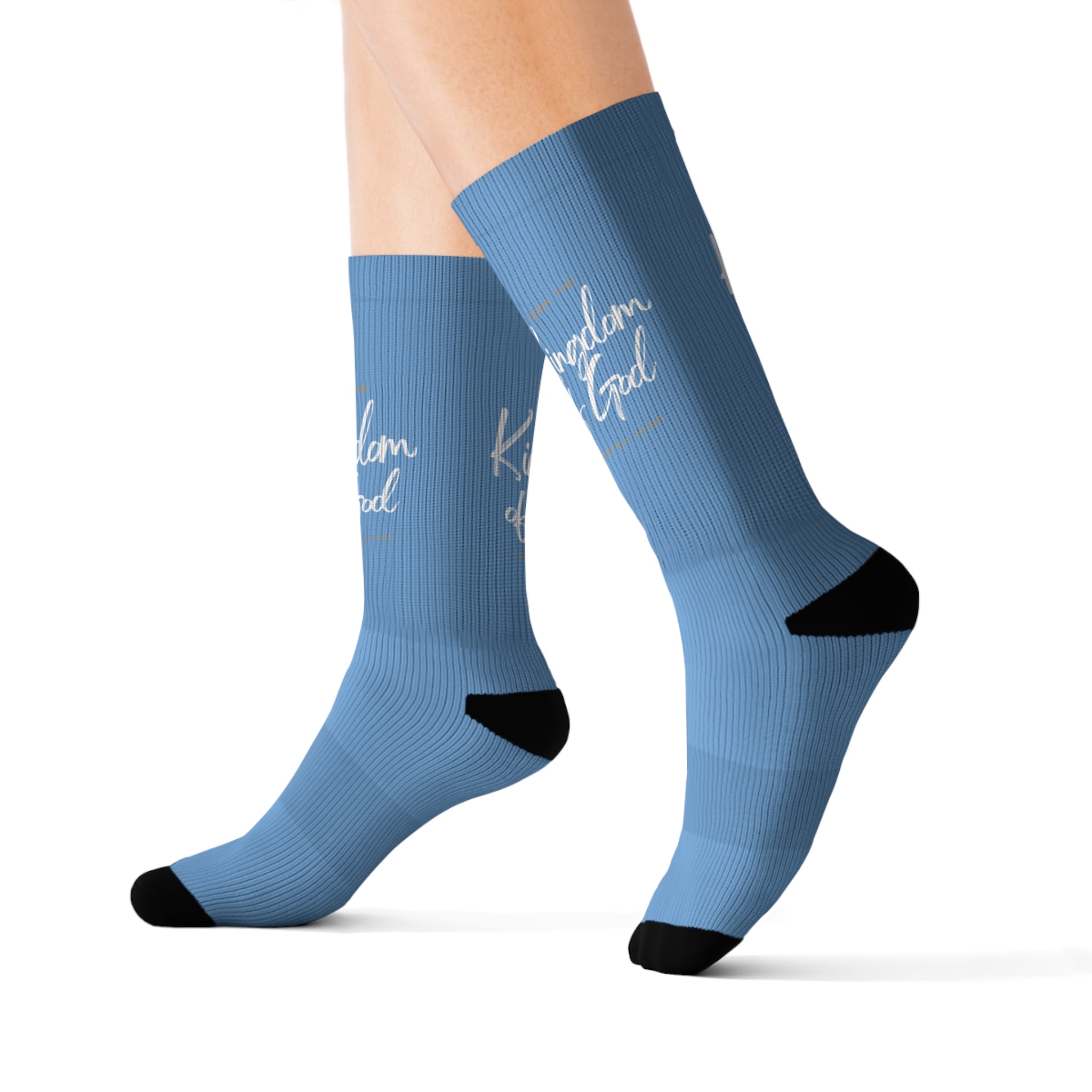 Light Blue KOG Sublimation Socks