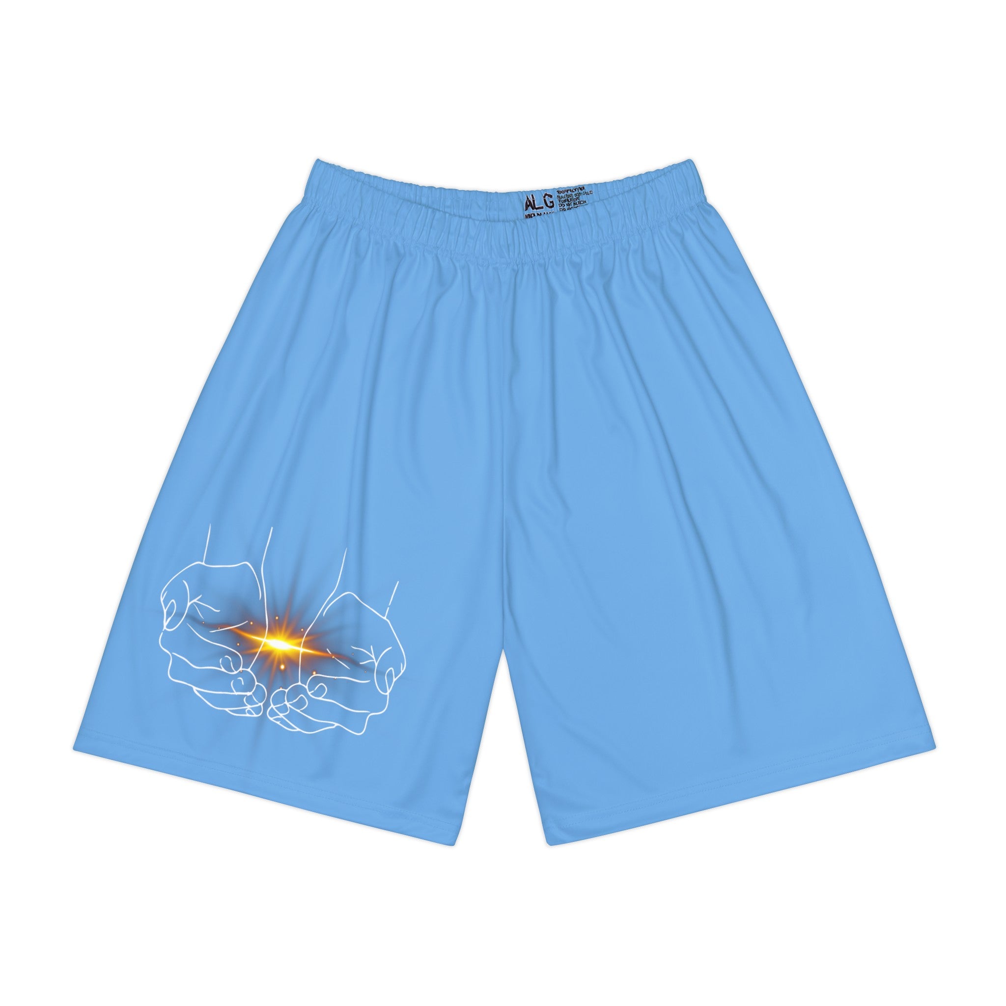 Light Blue GGH Shorts (AOP)