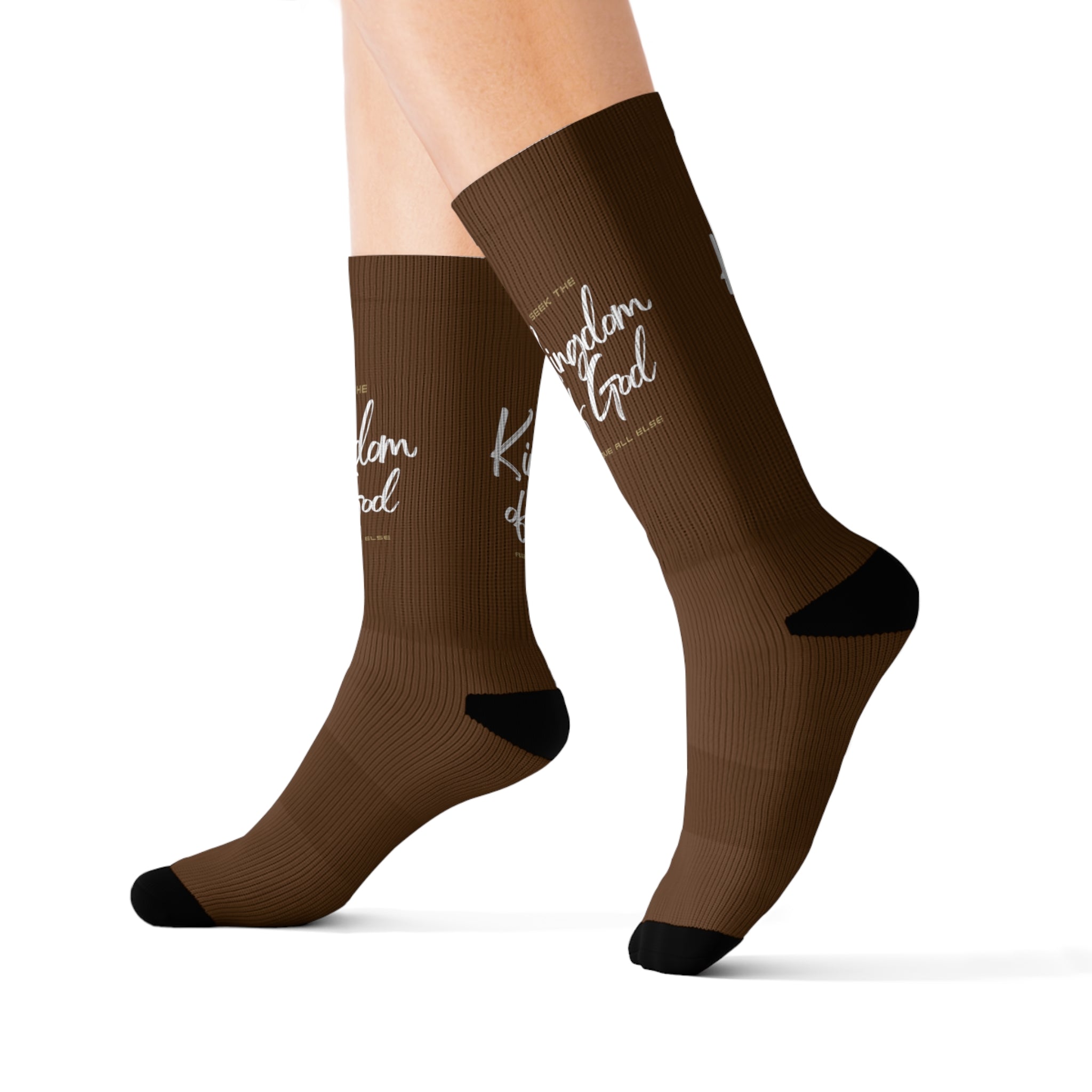 Brown KOG Sublimation Socks