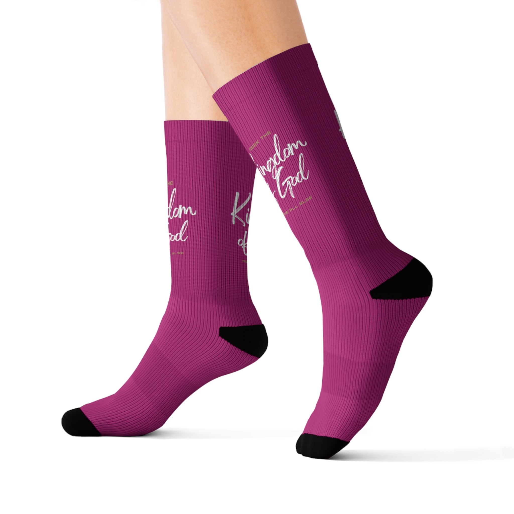 Pink KOG Sublimation Socks