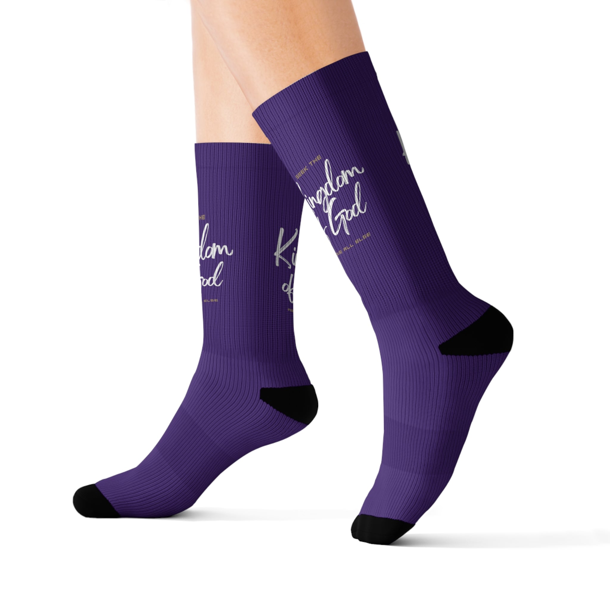 Purple KOG Sublimation Socks